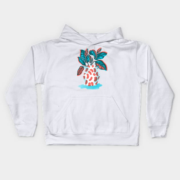 Vase Kids Hoodie by JordanKay